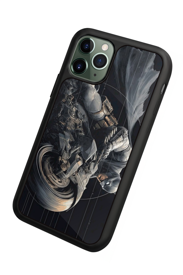 iPhone 11 Pro Max Uyumlu  Iron Man ( Demir Adam ) Tasarımlı Glossy Premium Kılıf