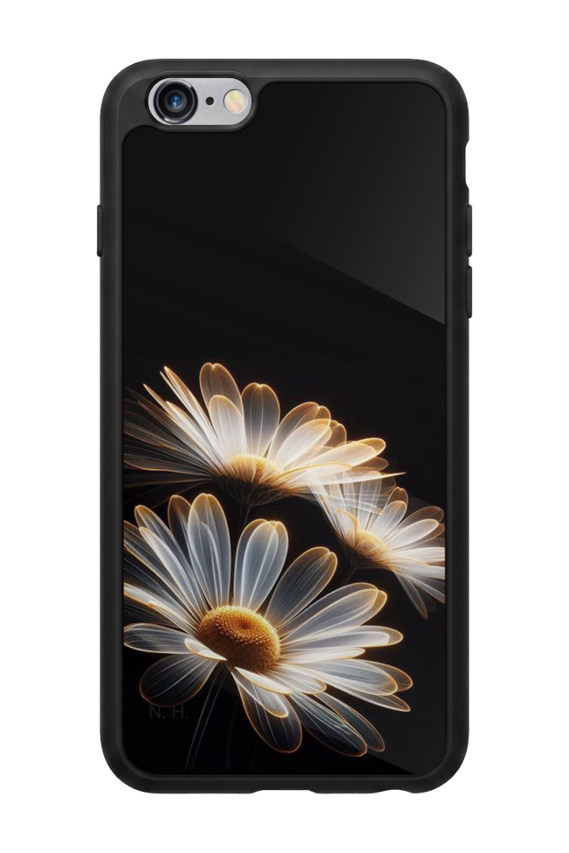 iPhone 6s Plus Uyumlu Cicek Tasarımlı Glossy Premium Kılıf