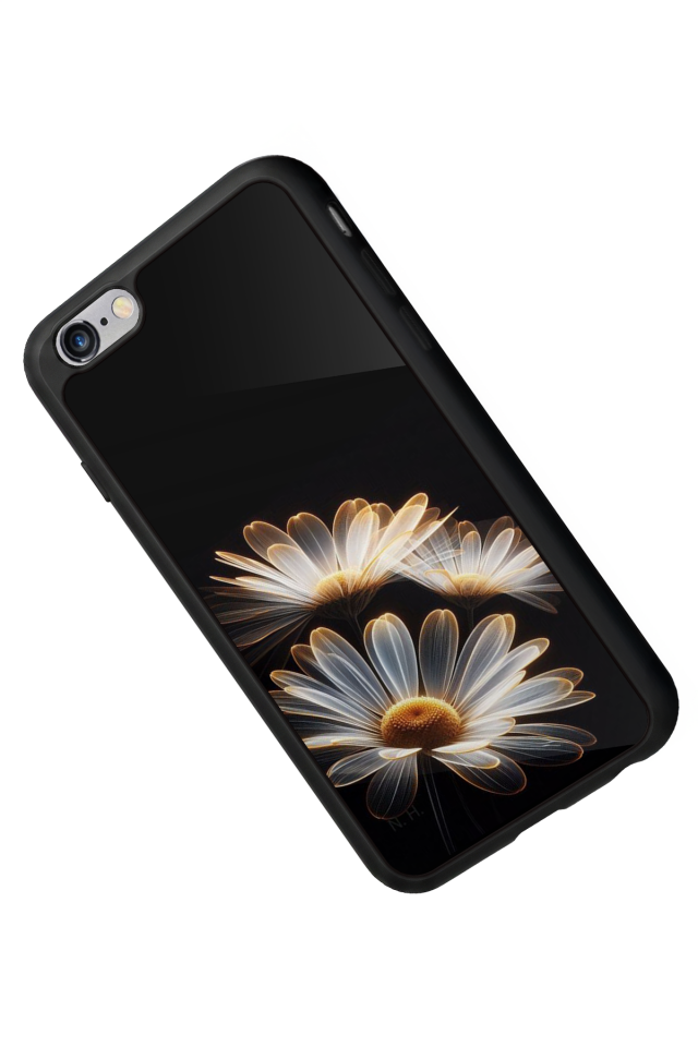 iPhone 6s Plus Uyumlu Cicek Tasarımlı Glossy Premium Kılıf