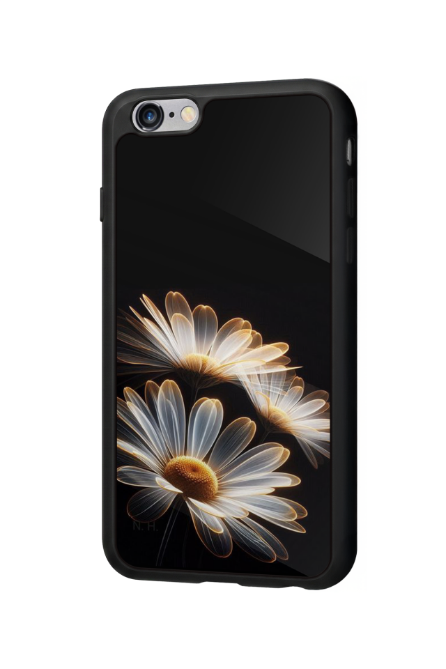 iPhone 6s Plus Uyumlu Cicek Tasarımlı Glossy Premium Kılıf