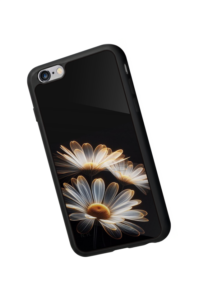 iPhone 6s Plus Uyumlu Cicek Tasarımlı Glossy Premium Kılıf