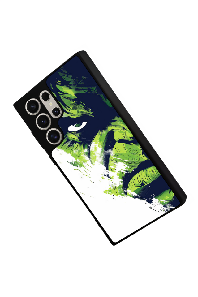 Samsung Galaxy S22 Ultra Uyumlu Hulk Tasarımlı Glossy Premium Kılıf