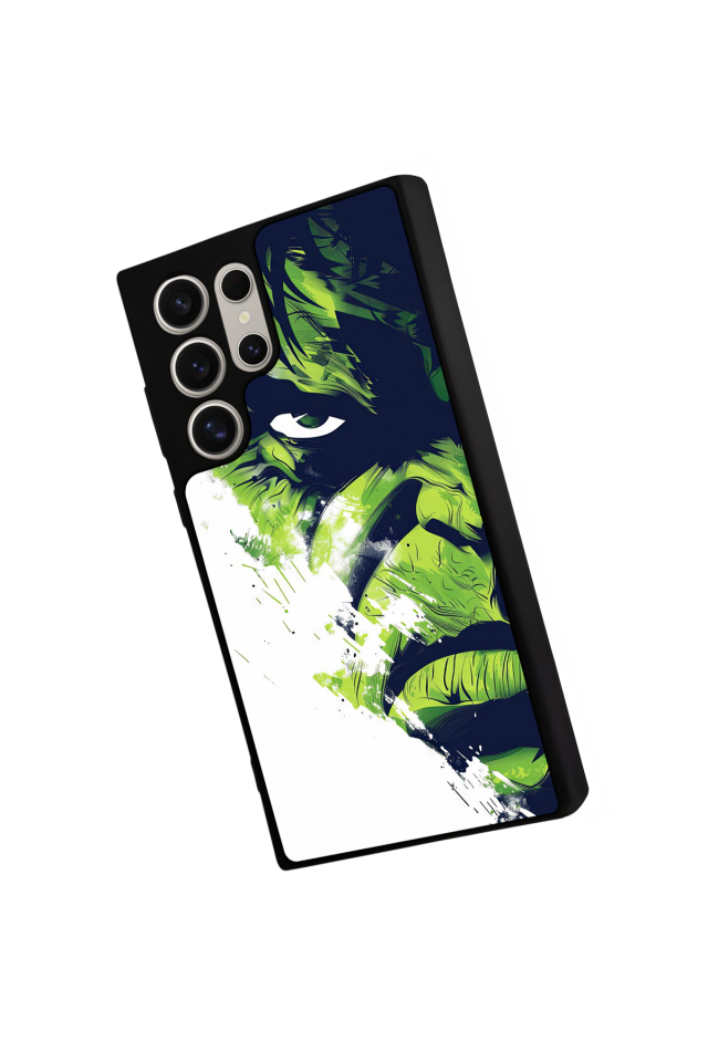 Samsung Galaxy S22 Ultra Uyumlu Hulk Tasarımlı Glossy Premium Kılıf