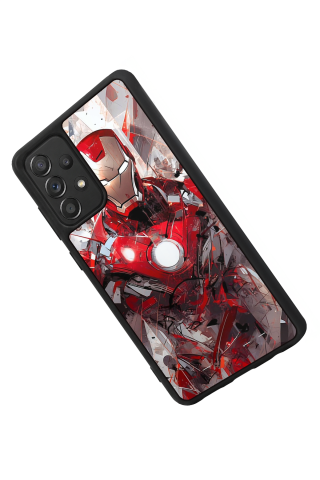 Samsung Galaxy A72 Uyumlu Iron Man ( Demir Adam ) Tasarımlı Glossy Premium Kılıf