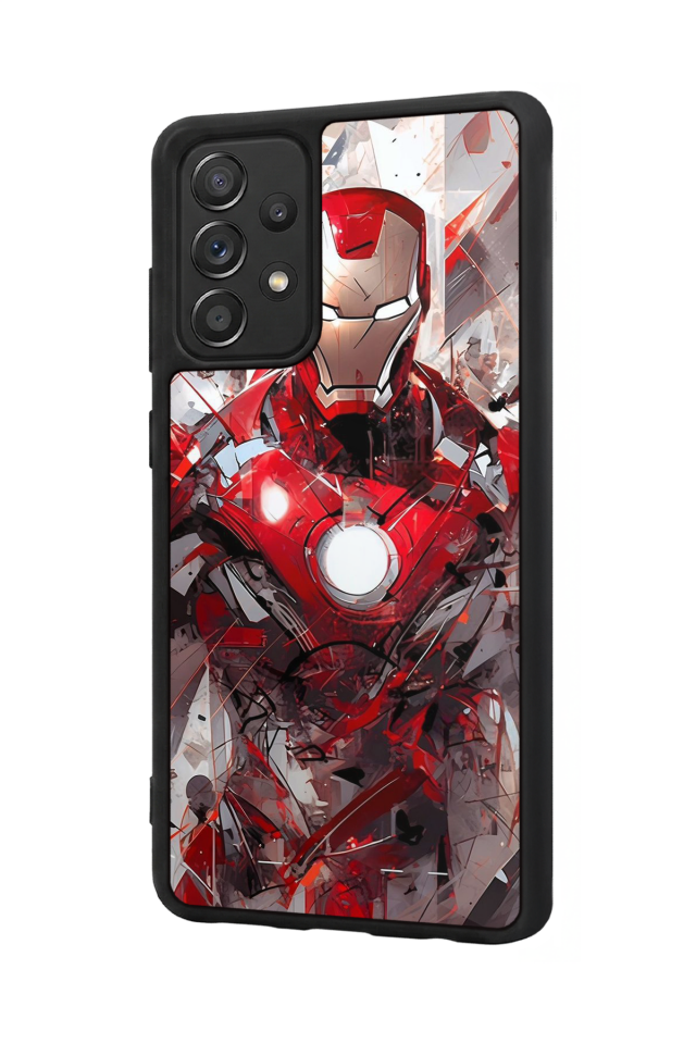 Samsung Galaxy A72 Uyumlu Iron Man ( Demir Adam ) Tasarımlı Glossy Premium Kılıf