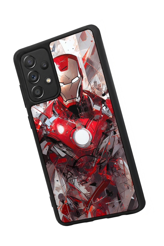 Samsung Galaxy A72 Uyumlu Iron Man ( Demir Adam ) Tasarımlı Glossy Premium Kılıf