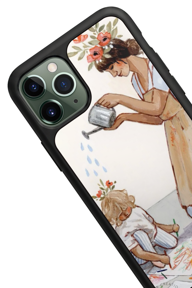 iPhone 11 Pro Uyumlu Kalp Love Tasarımlı Glossy Premium Kılıf