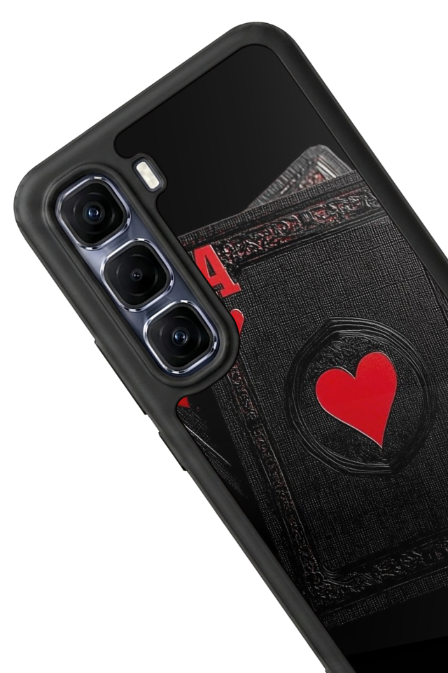 Infinix Hot 60 Pro Plus Uyumlu Kart Tasarımlı Glossy Premium Kılıf