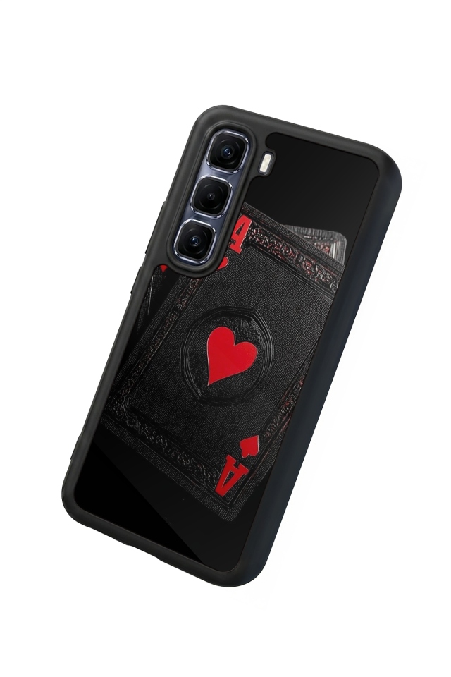 Infinix Hot 60 Pro Plus Uyumlu Kart Tasarımlı Glossy Premium Kılıf