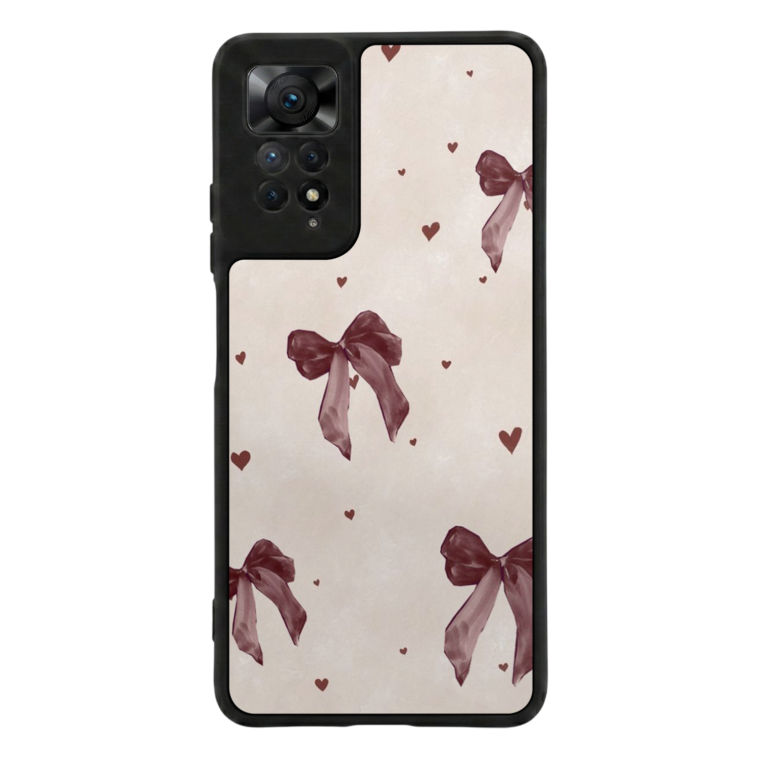 Xiaomi Redmi Note 11 Pro Uyumlu Kurdele Tasarımlı Glossy Premium Kılıf