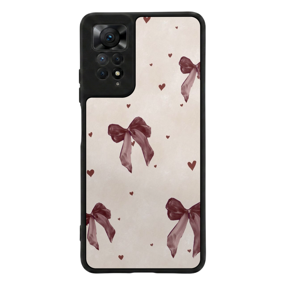 Xiaomi Redmi Note 11 Pro Uyumlu Kurdele Tasarımlı Glossy Premium Kılıf