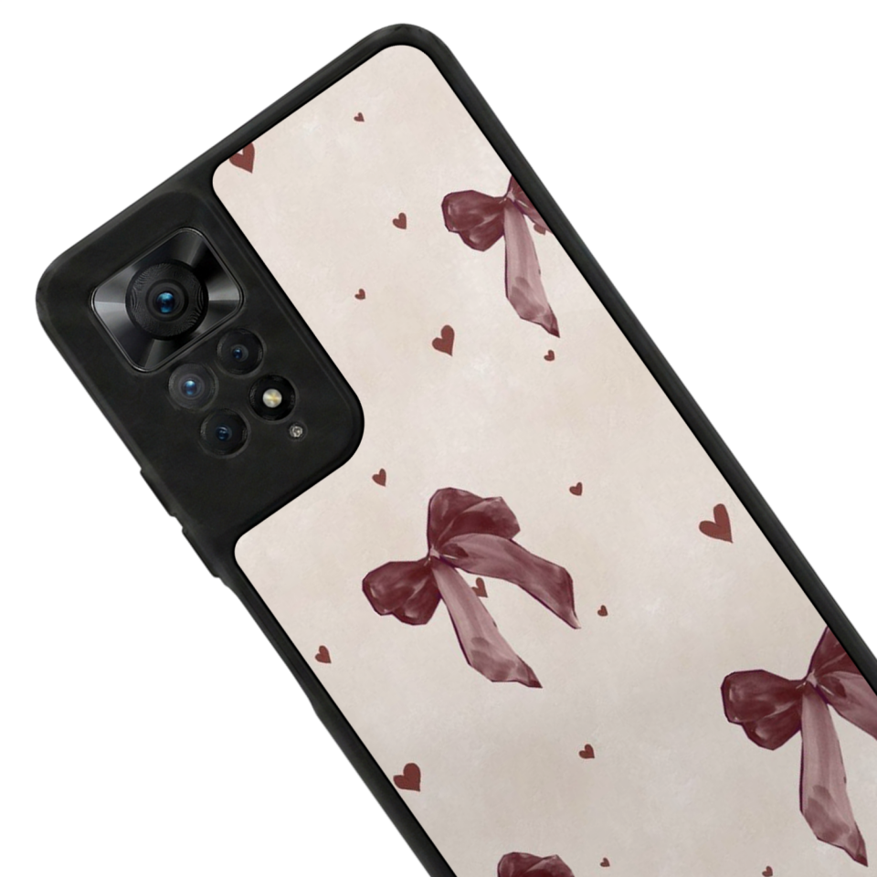 Xiaomi Redmi Note 11 Pro Uyumlu Kurdele Tasarımlı Glossy Premium Kılıf