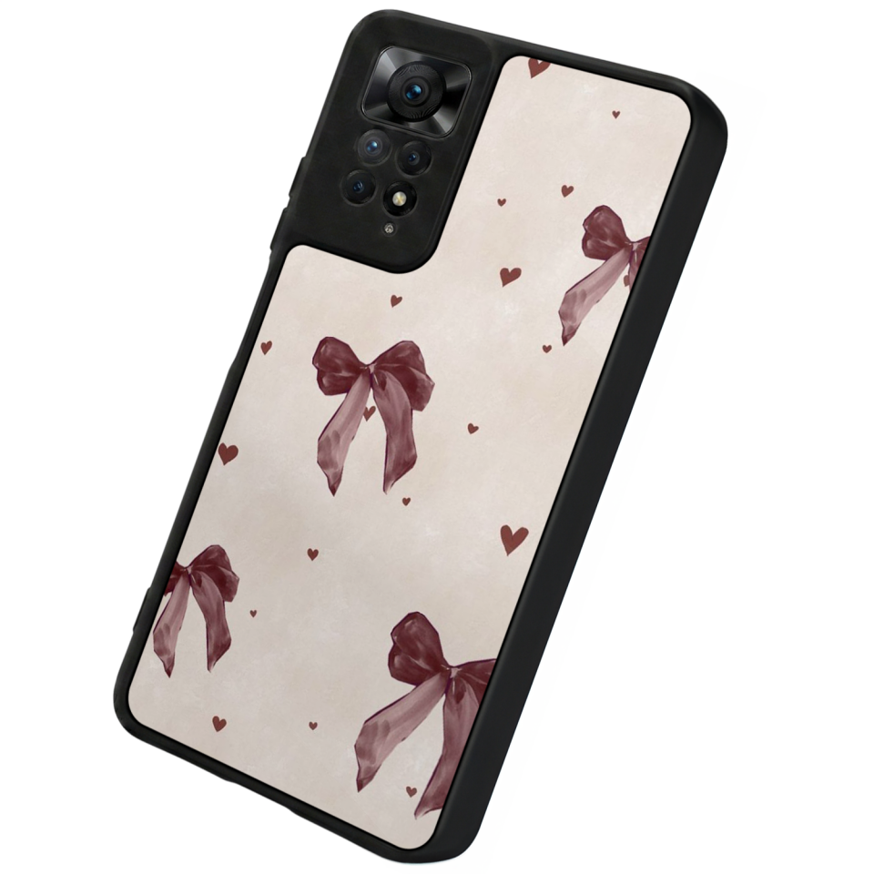 Xiaomi Redmi Note 11 Pro Uyumlu Kurdele Tasarımlı Glossy Premium Kılıf