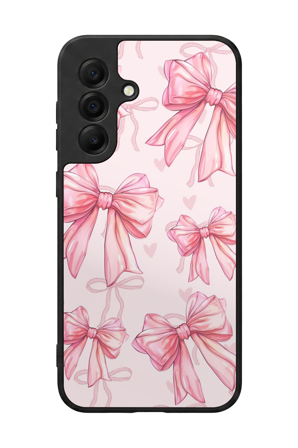 Samsung Galaxy A17 Uyumlu Kurdele Tasarımlı Glossy Premium Kılıf