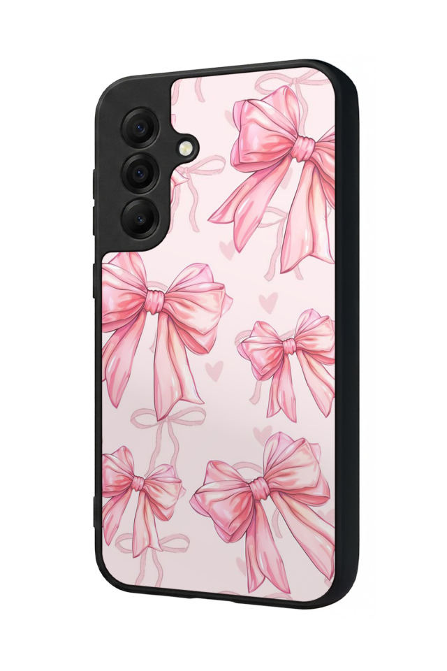 Samsung Galaxy A17 Uyumlu Kurdele Tasarımlı Glossy Premium Kılıf