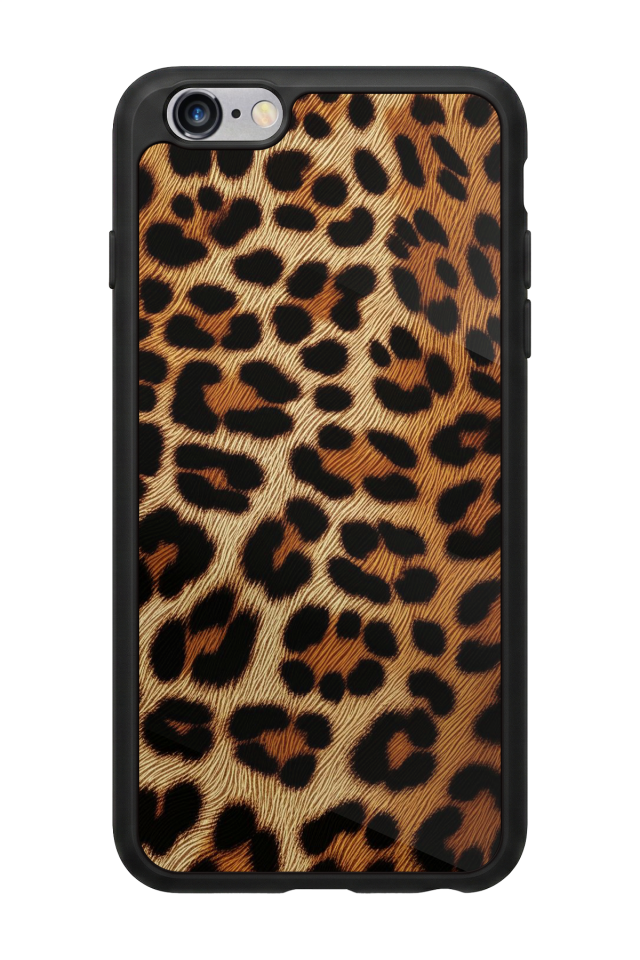 iPhone 6 Plus Uyumlu Leopar Tasarımlı Glossy Premium Kılıf