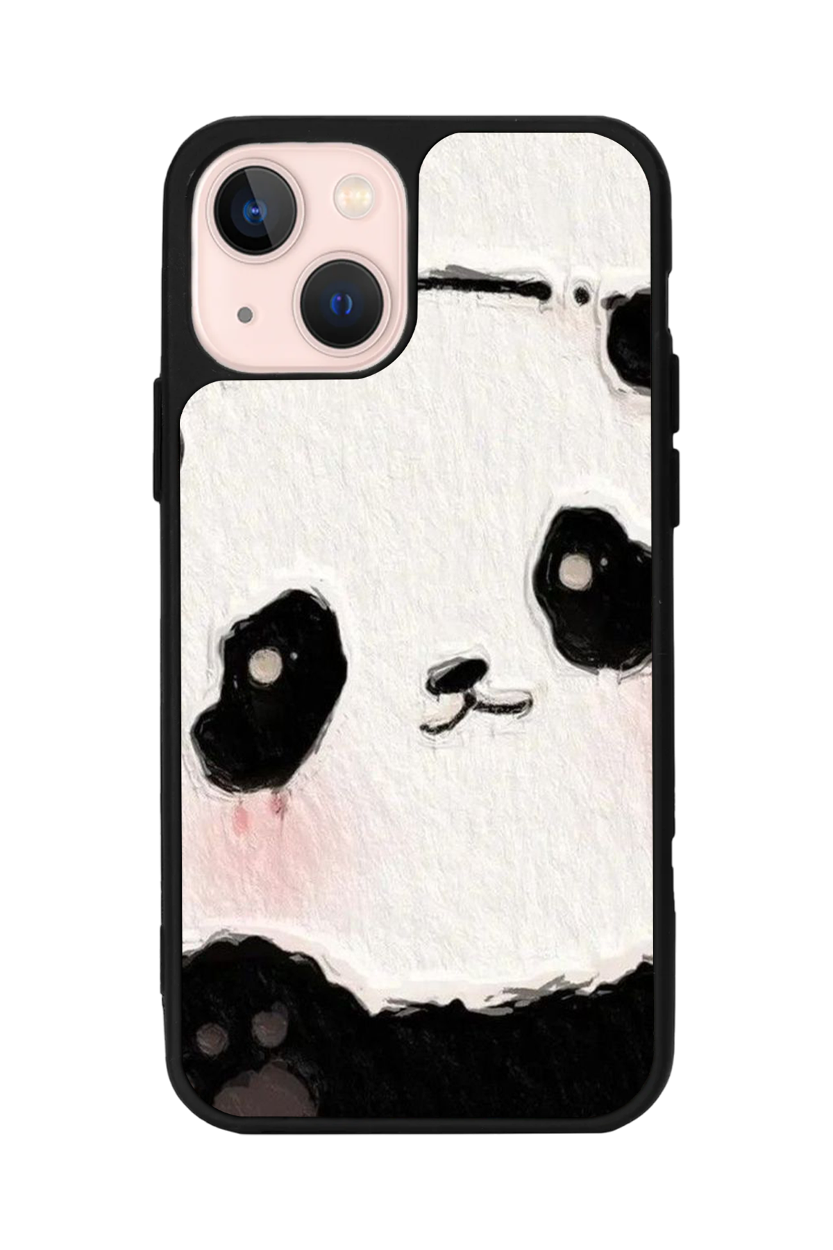 iPhone 15 Uyumlu Panda Tasarımlı Glossy Premium Kılıf
