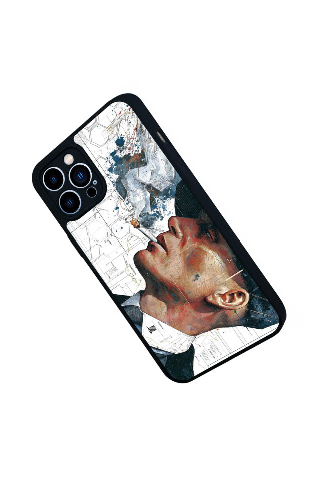 iPhone 12 Pro Max Uyumlu Peaky Blinders Tasarımlı Glossy Premium Kılıf