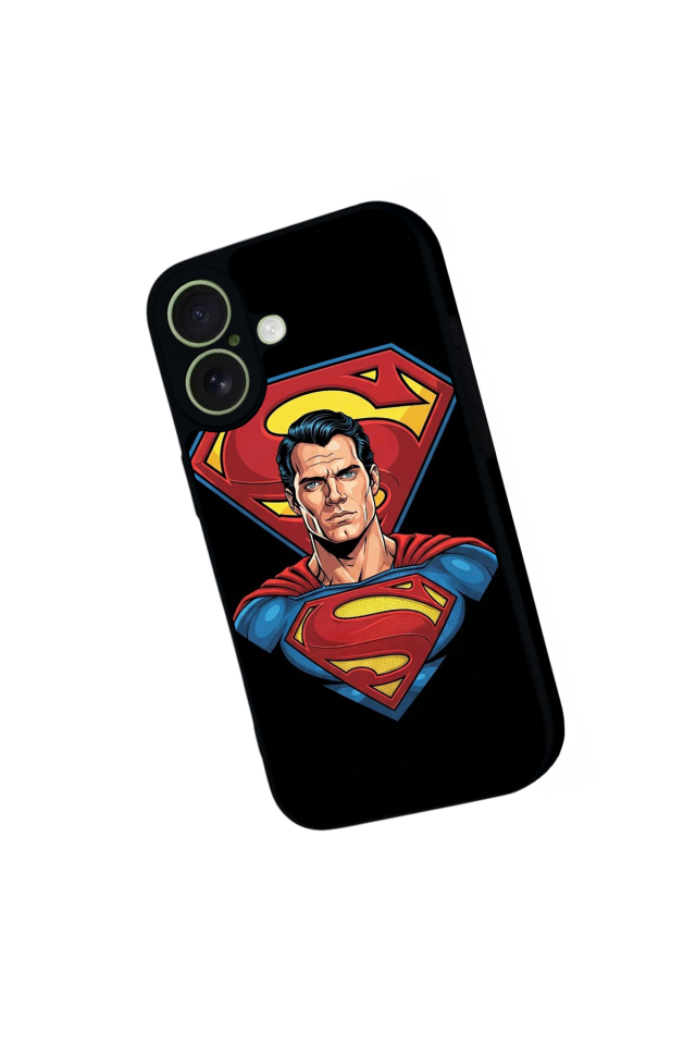 iPhone 17 Uyumlu Superman Tasarımlı Glossy Premium Kılıf