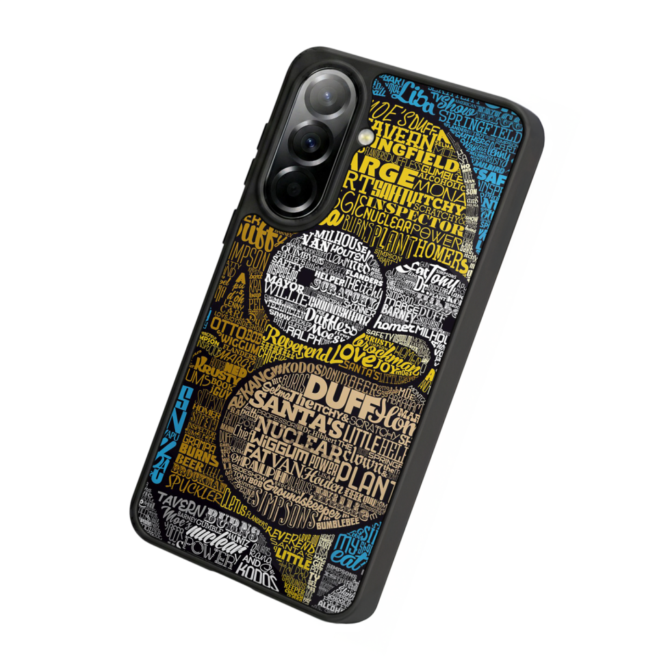 Samsung Galaxy A37 Uyumlu The Simpsons Tasarımlı Glossy Premium Kılıf