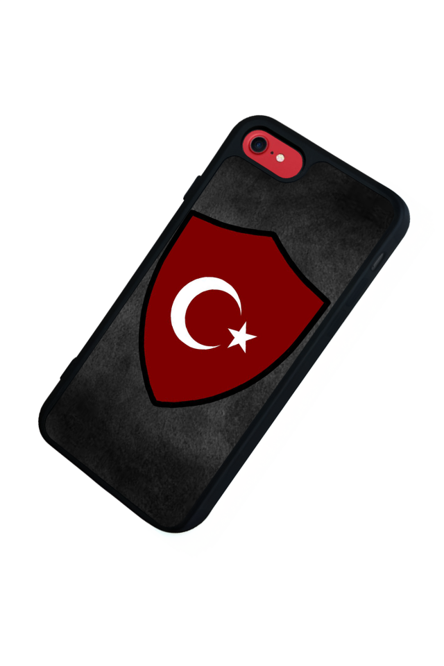 iPhone 7 Uyumlu Türk Bayragi Tasarımlı Glossy Premium Kılıf