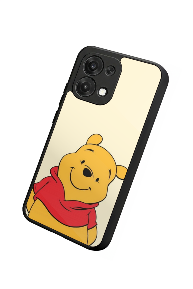 Oppo A6 Pro Uyumlu Winnie Tasarımlı Glossy Premium Kılıf