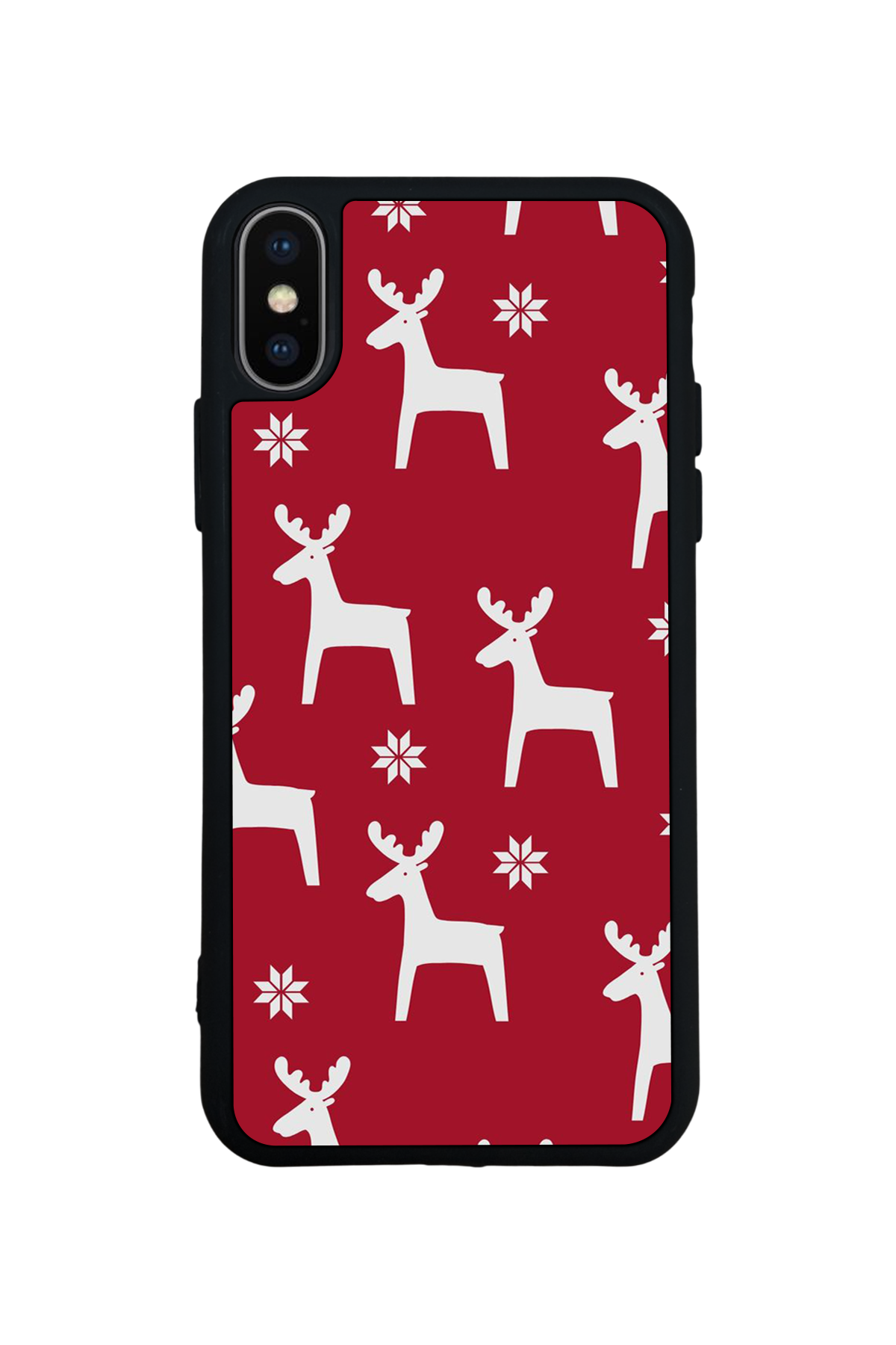 iPhone XS Max Uyumlu Yilbasi Christmas Tasarımlı Glossy Premium Kılıf