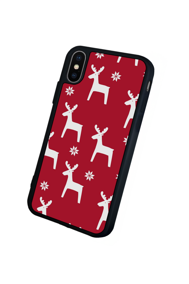 iPhone XS Max Uyumlu Yilbasi Christmas Tasarımlı Glossy Premium Kılıf