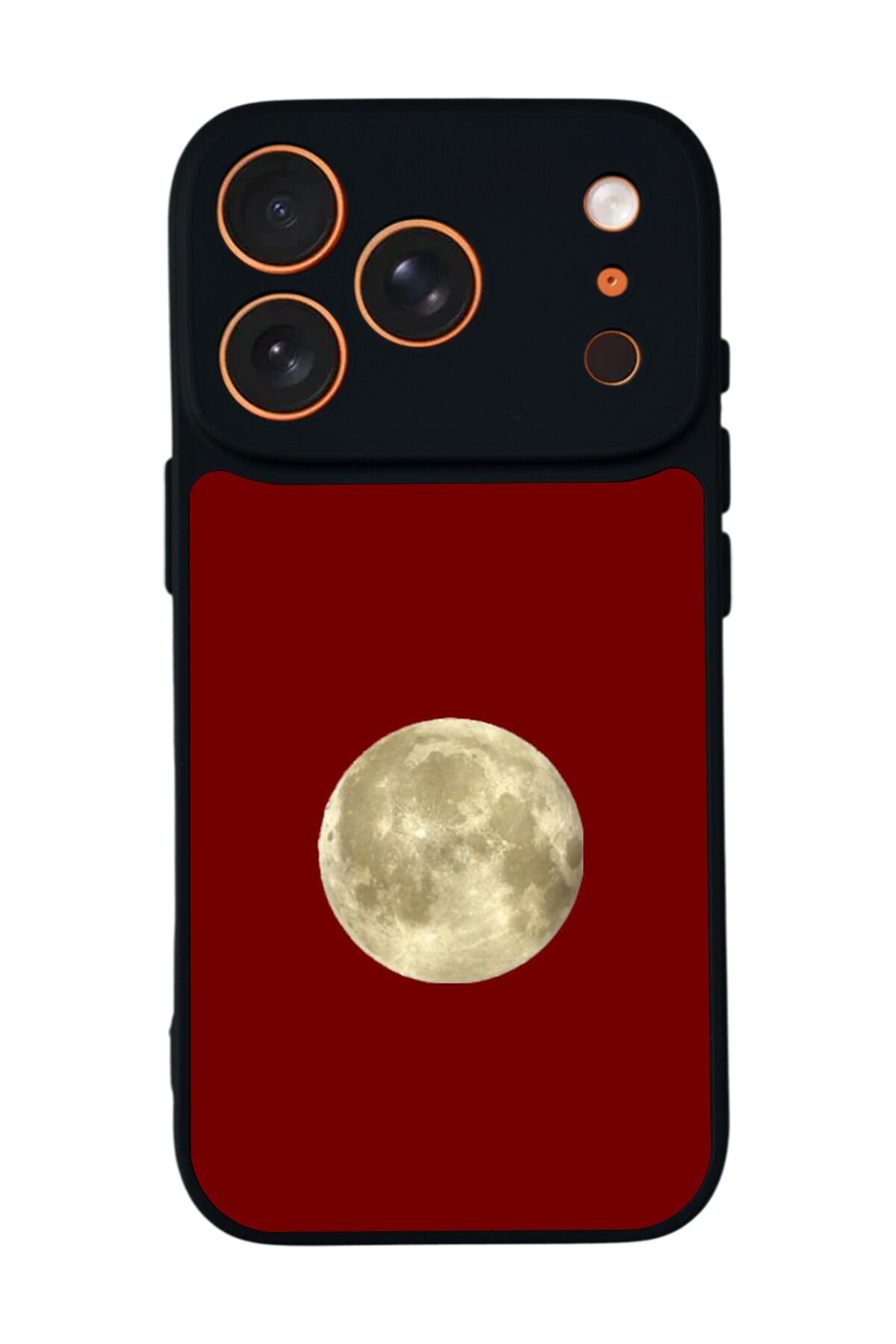 iPhone 17 Pro Max Uyumlu Kirmizi Tasarımlı Glossy Premium Kılıf