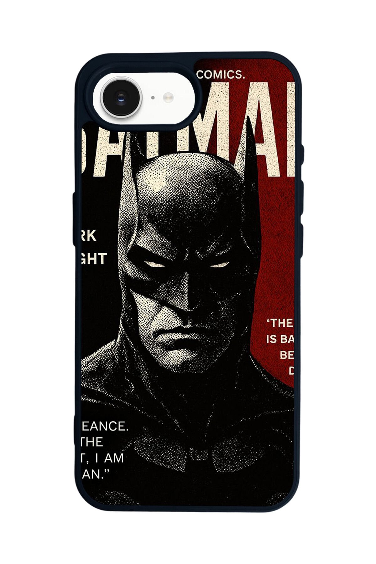 iPhone 16E Uyumlu Batman Tasarımlı Glossy Premium Kılıf