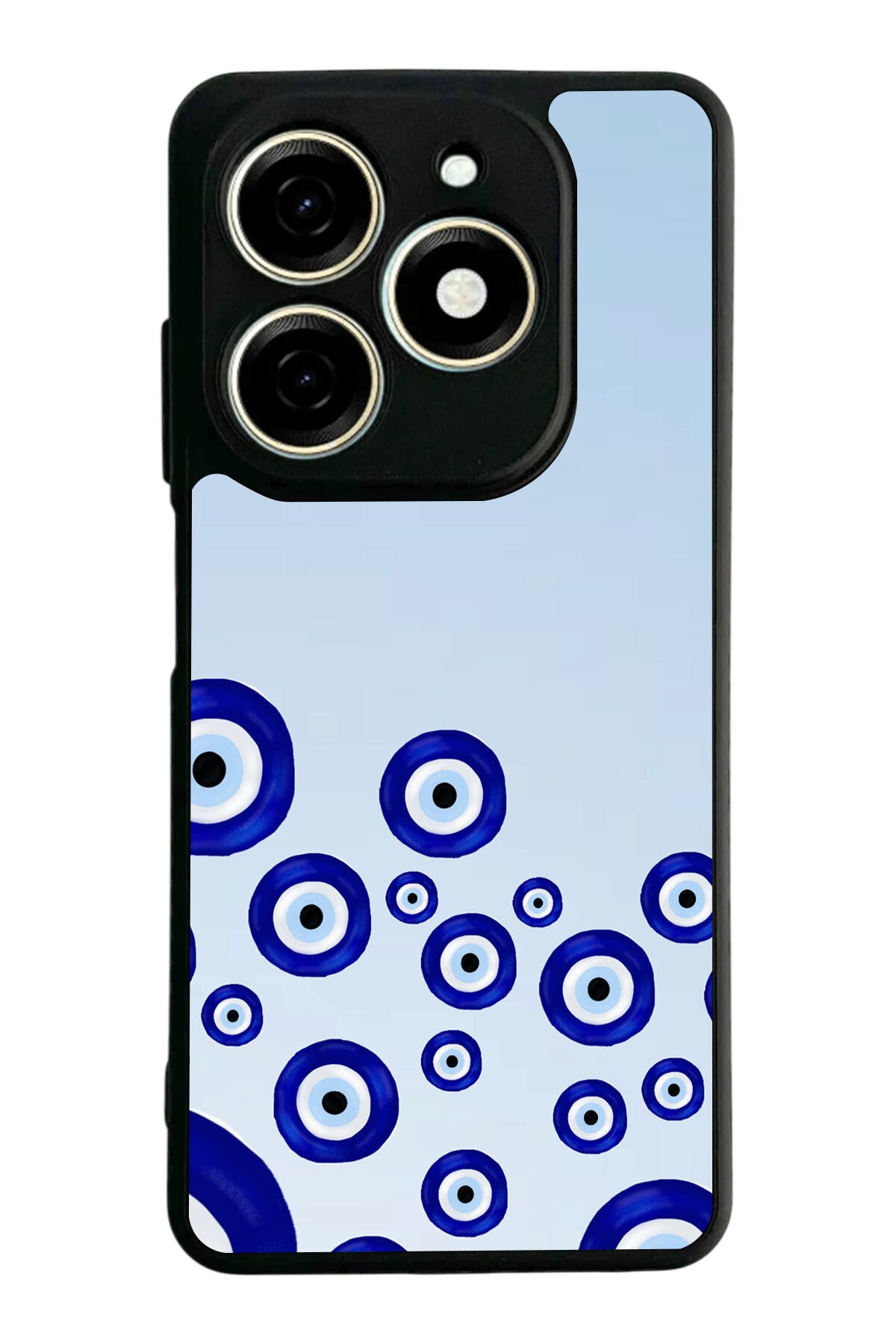 Infınıx Smart 8 Pro Uyumlu Nazar Tasarımlı Glossy Premium Kılıf