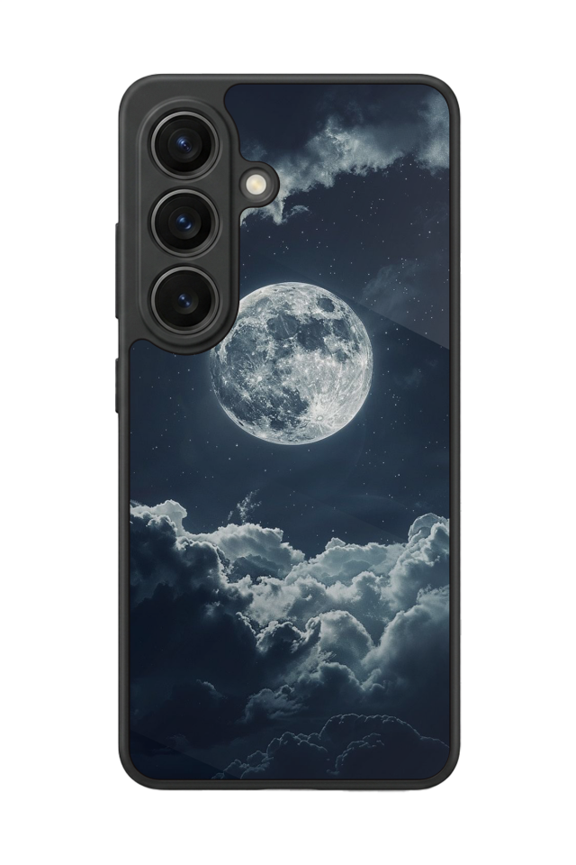 Samsung Galaxy S26 Uyumlu Ay Tasarımlı Glossy Premium Kılıf