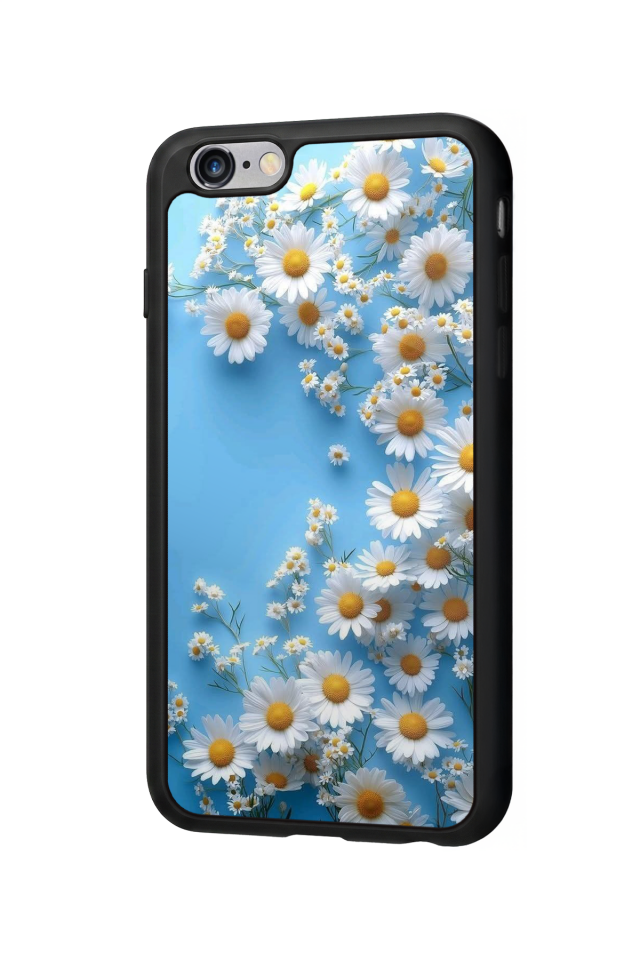iPhone 6s Plus Uyumlu Cicek Tasarımlı Glossy Premium Kılıf