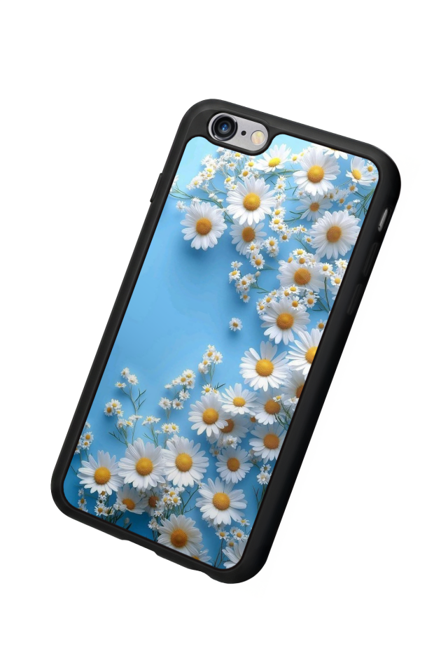 iPhone 6s Plus Uyumlu Cicek Tasarımlı Glossy Premium Kılıf