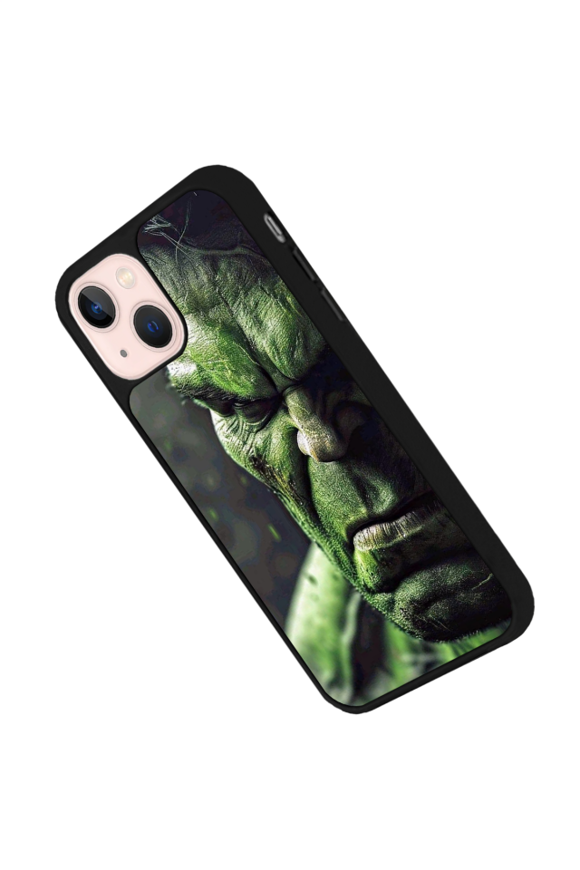 iPhone 14 Plus Uyumlu Hulk Tasarımlı Glossy Premium Kılıf