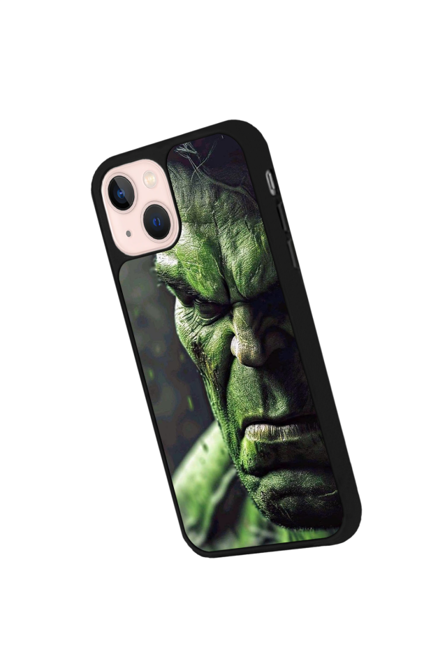 iPhone 14 Plus Uyumlu Hulk Tasarımlı Glossy Premium Kılıf
