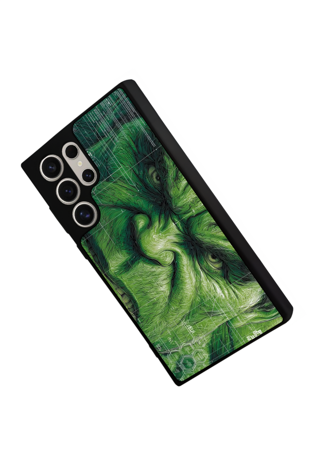 Samsung Galaxy S22 Ultra Uyumlu Hulk Tasarımlı Glossy Premium Kılıf