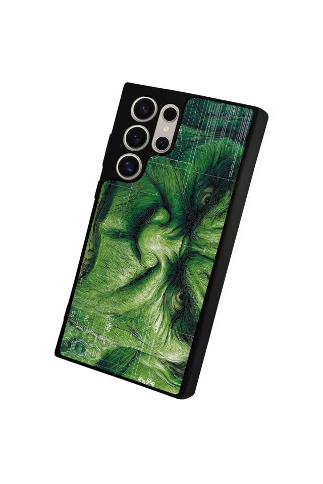 Samsung Galaxy S22 Ultra Uyumlu Hulk Tasarımlı Glossy Premium Kılıf
