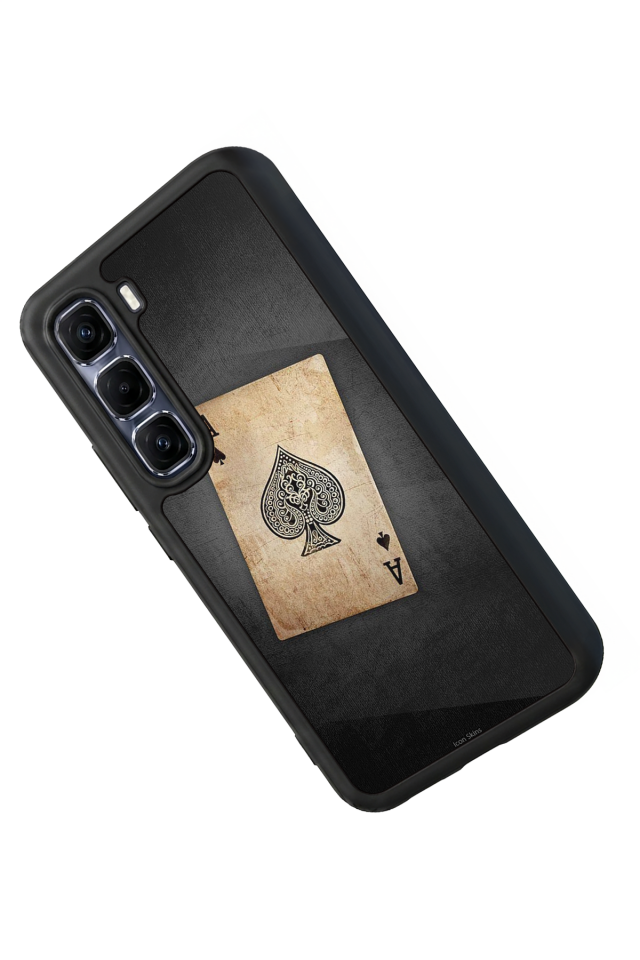 Infinix Hot 60 Pro Plus Uyumlu Kart Tasarımlı Glossy Premium Kılıf