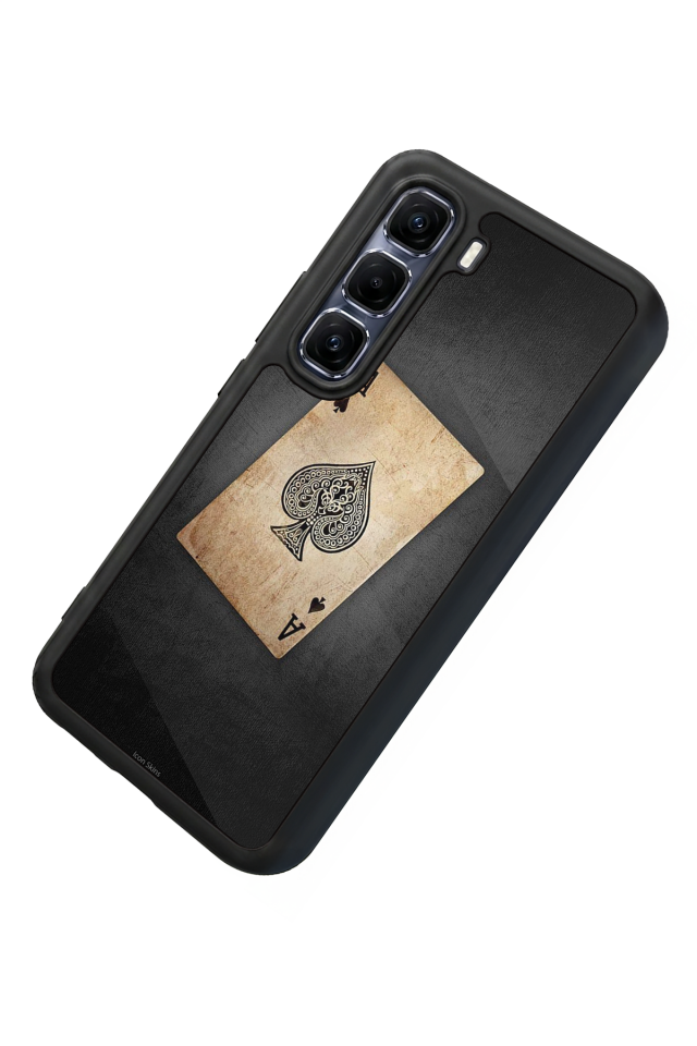 Infinix Hot 60 Pro Plus Uyumlu Kart Tasarımlı Glossy Premium Kılıf