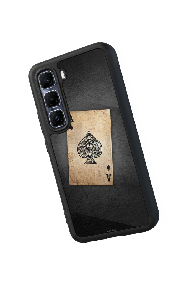 Infinix Hot 60 Pro Plus Uyumlu Kart Tasarımlı Glossy Premium Kılıf