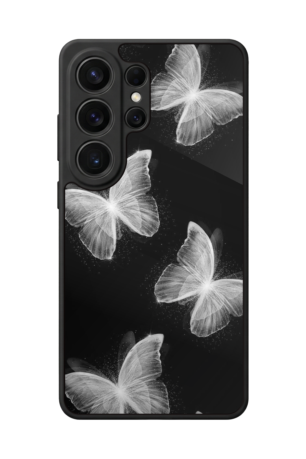 Samsung Galaxy S26 Ultra Uyumlu Kelebek Tasarımlı Glossy Premium Kılıf