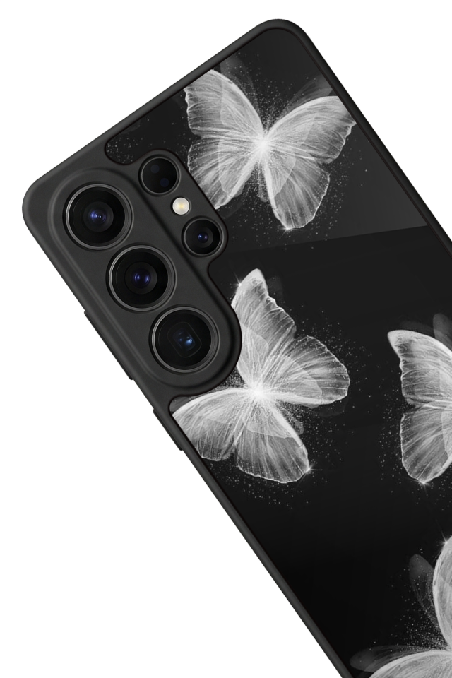 Samsung Galaxy S26 Ultra Uyumlu Kelebek Tasarımlı Glossy Premium Kılıf