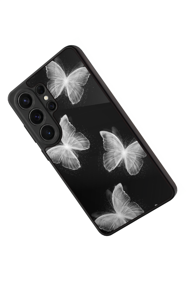 Samsung Galaxy S26 Ultra Uyumlu Kelebek Tasarımlı Glossy Premium Kılıf
