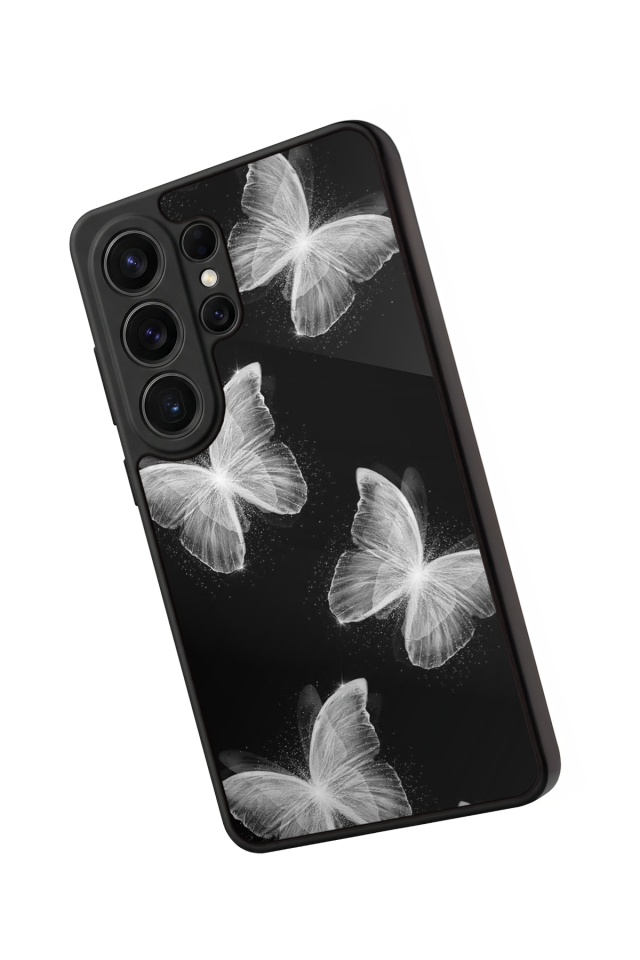 Samsung Galaxy S26 Ultra Uyumlu Kelebek Tasarımlı Glossy Premium Kılıf