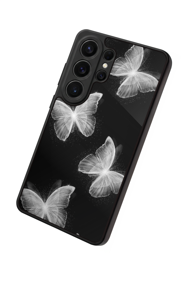 Samsung Galaxy S26 Ultra Uyumlu Kelebek Tasarımlı Glossy Premium Kılıf