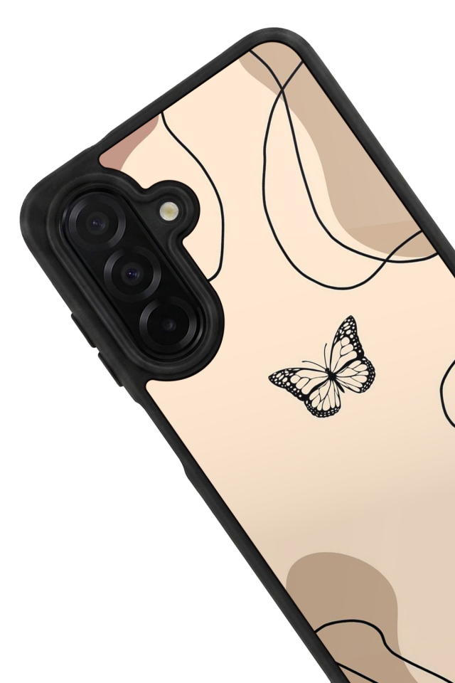 Samsung Galaxy A26 Uyumlu Kelebek Tasarımlı Glossy Premium Kılıf