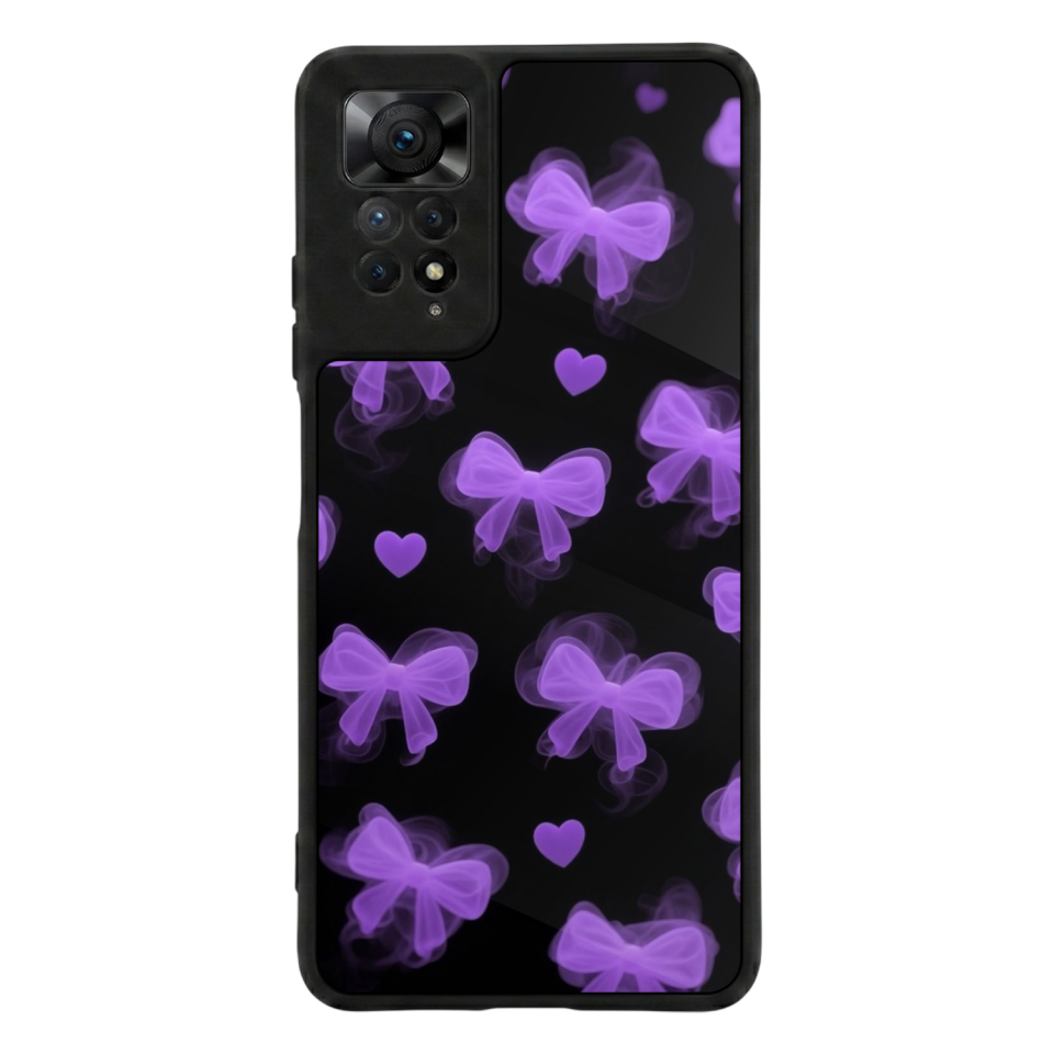 Xiaomi Redmi Note 11 Pro Uyumlu Kurdele Tasarımlı Glossy Premium Kılıf