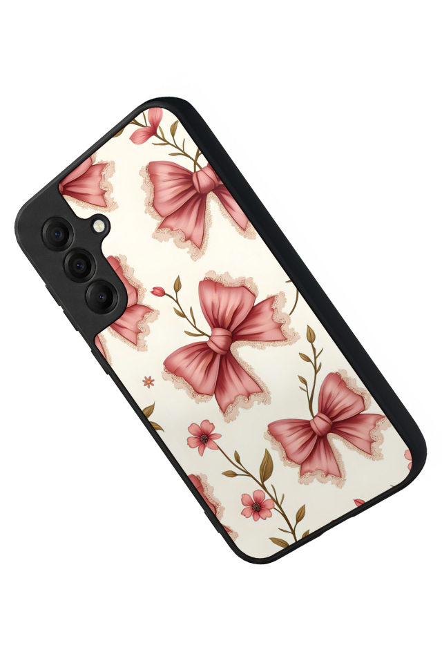 Samsung Galaxy A17 Uyumlu Kurdele Tasarımlı Glossy Premium Kılıf