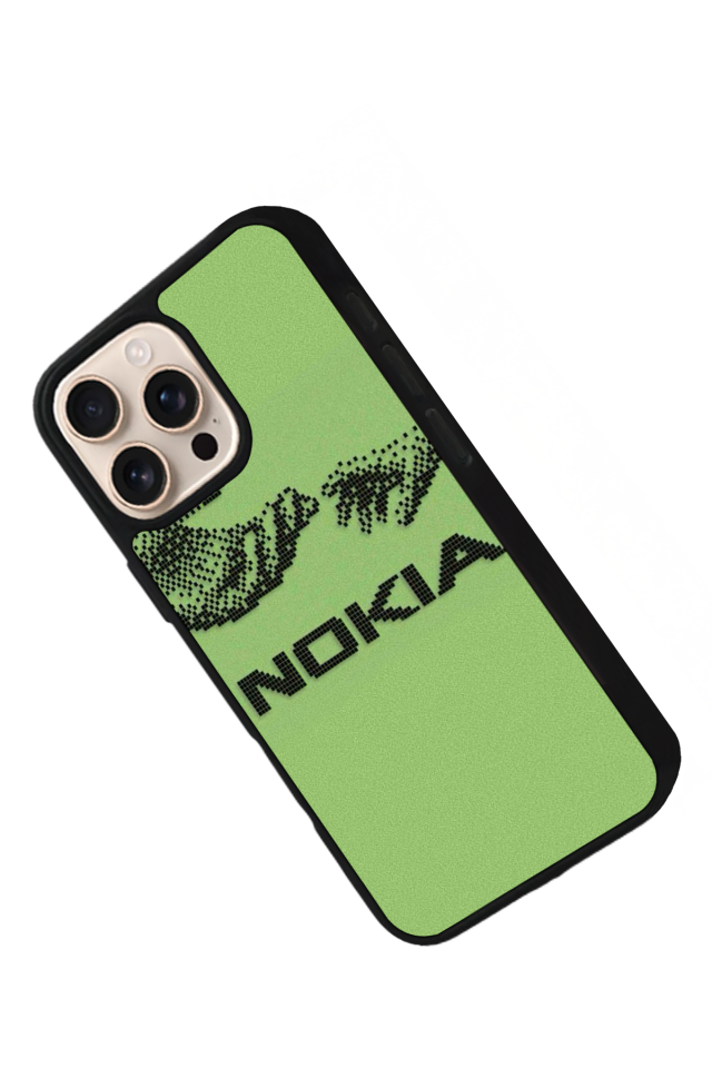 iPhone 16 Pro Uyumlu Nokia Tasarımlı Glossy Premium Kılıf